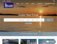 Tablet Screenshot of hollierrealestate.com